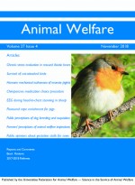 Animal Welfare vol 25 issue 4