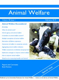 Animal Welfare vol 25 issue 4